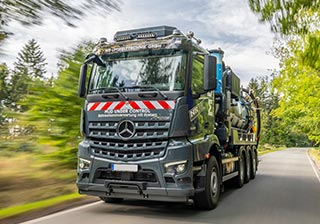 LKW Bohrschlammentsorgung