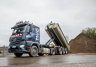 LKW Bohrschlammentsorgung